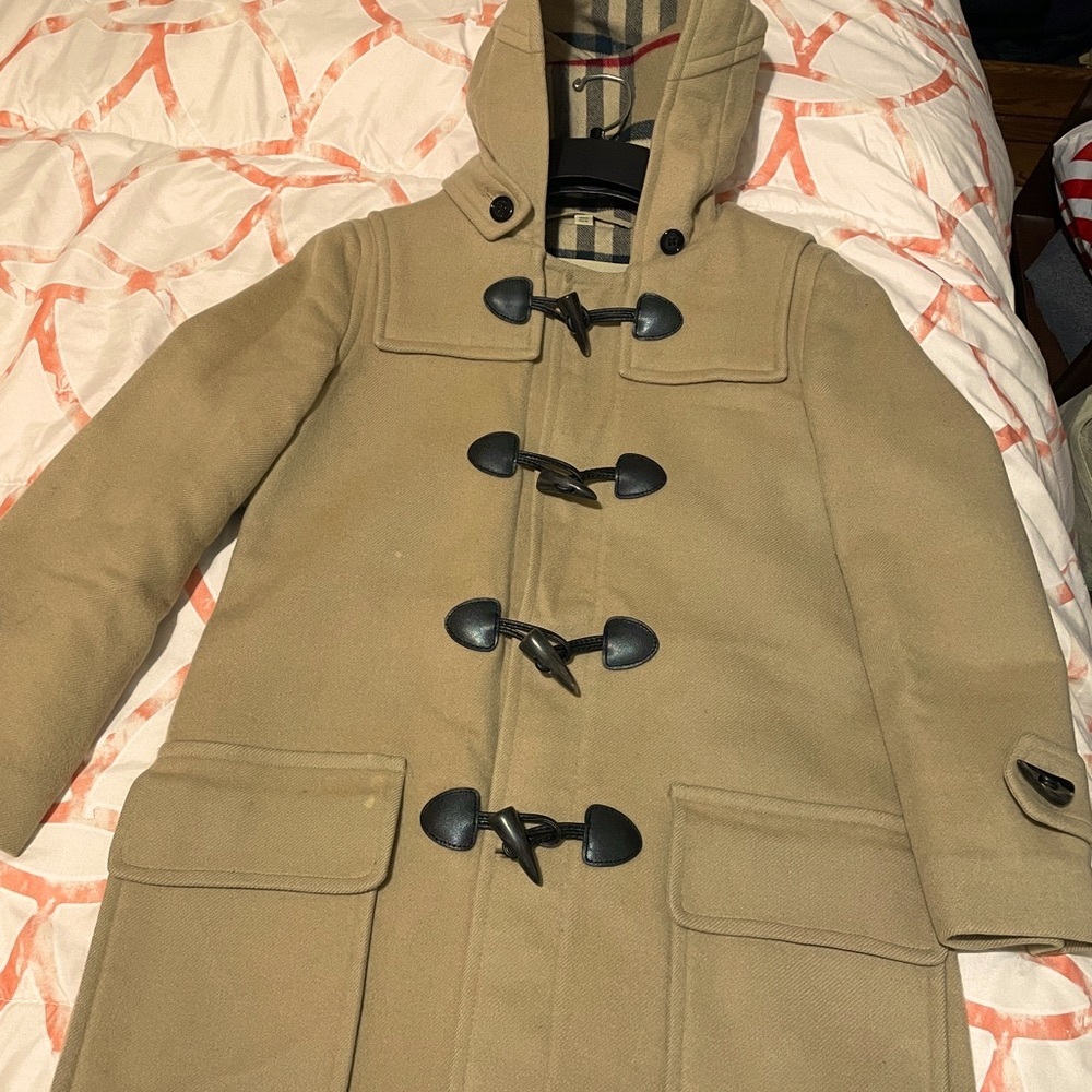 Burberry BRIT Duffle Long Coat Camel - Picture 2 of 12